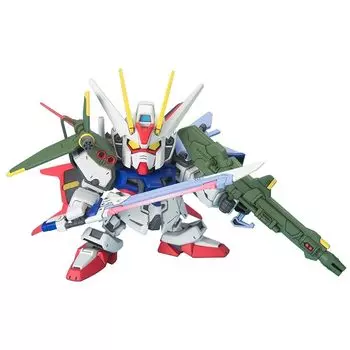 SD Gundam BB Senshi No.259 strike gundam striker weapon system Color-coded plastic model