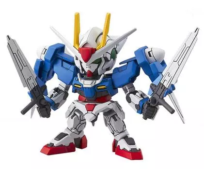 SD Gundam EX Стандартный мобильный доспех Gundam 00 00 Gundam Пластиковая модель с цветовой кодировкой