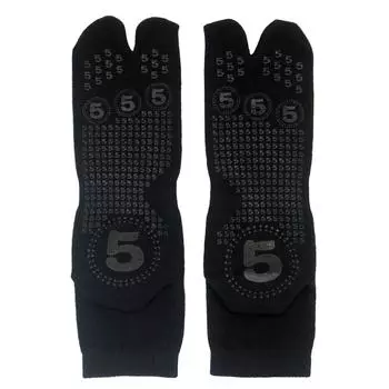 Сделано в Festival Socks M [Margo] Носки, носки типа таби, Япония, Jikatabi, противоскользящие, (для взрослых) 1096209, Черный, чёрный