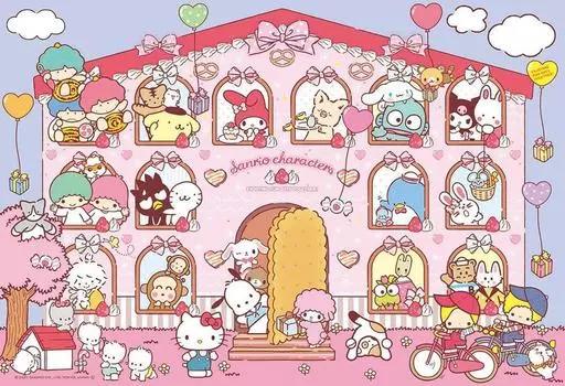 [Сделано в Японии] Пазл Beverly из 300 деталей Sanrio Characters Sweets House (26 х 38 см) 83-120