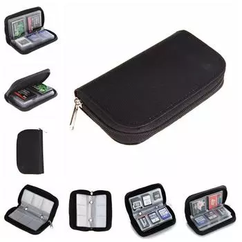 Sdhc Mmc Cf Micro Sd Карта памяти Хранение Чехол Держатель Кошелек
