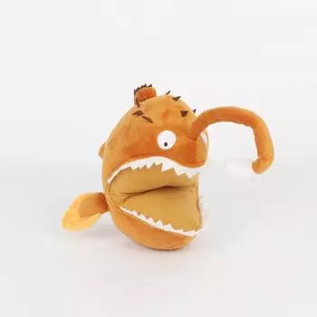 Sea Deep Originality Brown Blue Lanternfish Cartoon Plush Toy For Room Decor