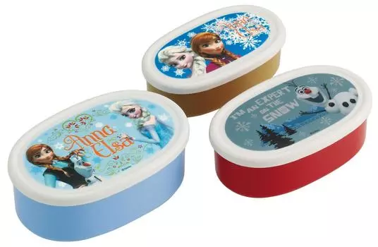Seal Container Storage Container Lunch Box Accessory Case 3P Set Frozen SRS3S
