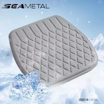 SEAMETAL автомобильная летняя подушка для сиденья, универсальная крутая подушка, гелевая подушка для сиденья, дышащая вентиляционная подушка 1PC серый