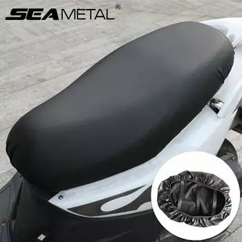 SEAMETAL Аксессуары для мотоциклов Защита сиденья Мягкая водонепроницаемая подушка для сиденья мотоцикла 1PC чёрный