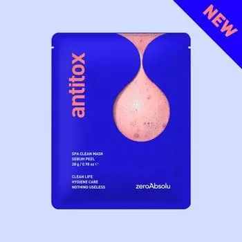 [Sebum Cleaning Pack] Antitox Sparkle Mask Sebum Peel 1 sheet,Korean mask pack