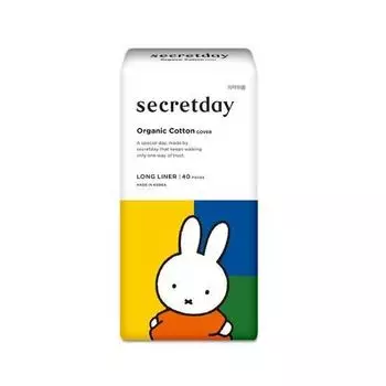 Secret Day Miffy органические ежедневные прокладки 40 шт.