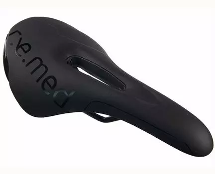 Седло велосипедное 2302HRNA0003 280 мм x 145 мм [Cera Royal] Черное/Черное
