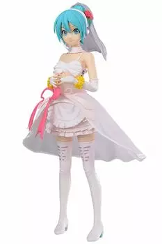 SEGA Hatsune Miku Project DIVA Arcade Future Tone Супер Премиум Фигурка Мику Белая «Hatsune - Платье»