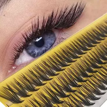 Сегментированные отдельные кластерные ресницы 10D/20D L Curl накладные ресницы для женщин