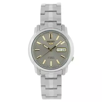 SEIKO5 автоматические часы Index Gold SNKK67K1 серые мужские [Часы] [Обратный импорт]