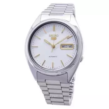 Seiko 5 Automatic 21 Jewels SNXG47 SNXG47K1 SNXG47K Мужские часы белый