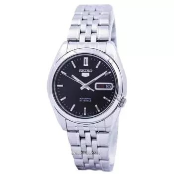 Seiko 5 Автоматические 21 камень SNK361 SNK361K1 SNK361K Мужские часы чёрный