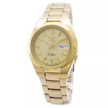 Seiko 5 Автоматические 21 камень SNK610 SNK610K1 SNK610K Мужские часы золотой