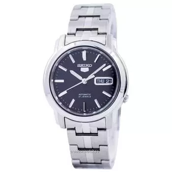 Seiko 5 Автоматические 21 камень SNKK71 SNKK71K1 SNKK71K Мужские часы чёрный