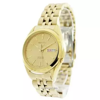 Seiko 5 Автоматические 21 камень SNKL28 SNKL28K1 SNKL28K Мужские часы золотой