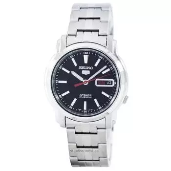 Seiko 5 Автоматические 21 камень SNKL83 SNKL83K1 SNKL83K Мужские часы чёрный