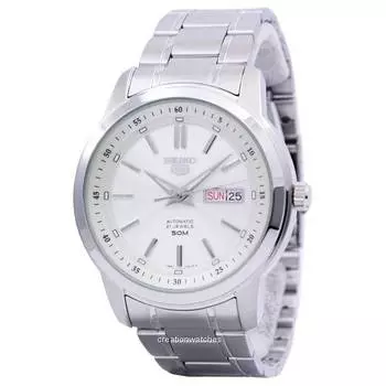 Seiko 5 Автоматические 21 камень SNKM83 SNKM83K1 SNKM83K Мужские часы белый