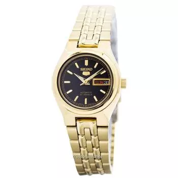 Seiko 5 Автоматические 21 камень SYMA06 SYMA06K1 SYMA06K Женские часы чёрный