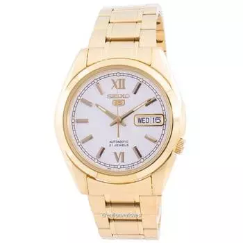 Seiko 5 автоматические мужские часы с белым циферблатом SNKL58 SNKL58K1 SNKL58K белый