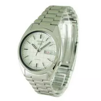 Seiko 5 Автоматические SNXF05 SNXF05K1 SNXF05K Мужские часы белый