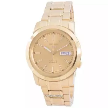 Seiko 5 Discover More Automatic SNKE56 SNKE56J1 SNKE56J Japan Made Мужские часы шампанского