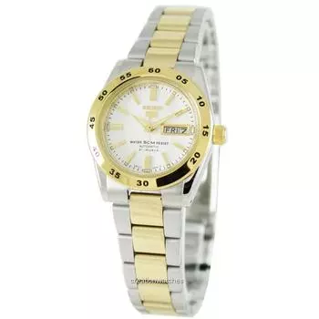 Seiko 5 Ladies Автоматические спортивные женские часы SYMG42 SYMG42K1 SYMG42K серебряный