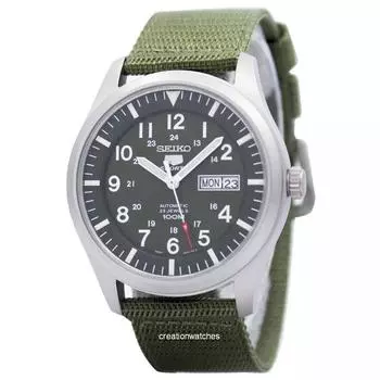 Seiko 5 Military Automatic Sports SNZG09 SNZG09K1 SNZG09K Мужские часы зелёный