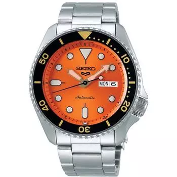 Seiko 5 Sport Автоматические мужские часы SRPD59K1 оранжевый