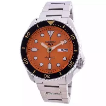 Seiko 5 Спортивный стиль Автоматические мужские часы SRPD59 SRPD59K1 SRPD59K 100M оранжевый