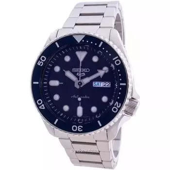 Seiko 5 Спортивный стиль Автоматические мужские часы SRPD51 SRPD51K1 SRPD51K 100M синий