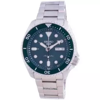 Seiko 5 Спортивный стиль Автоматические мужские часы SRPD61 SRPD61K1 SRPD61K 100M зелёный