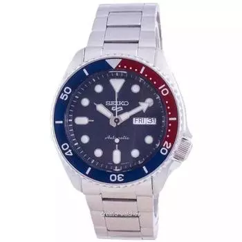 Seiko 5 Спортивный стиль Автоматические мужские часы SRPD53 SRPD53K1 SRPD53K 100M синий