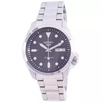 Seiko 5 Спортивный стиль Автоматические мужские часы SRPE51 SRPE51K1 SRPE51K 100M серый