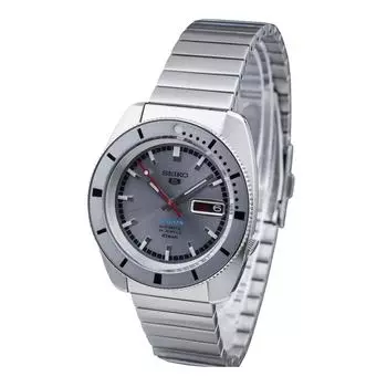 Seiko 5 Sports 1968 Recreation Limited Edition Silver Grey Dial Automatic SRPL03K1 100M мужские часы с дополнительным ремешком серый