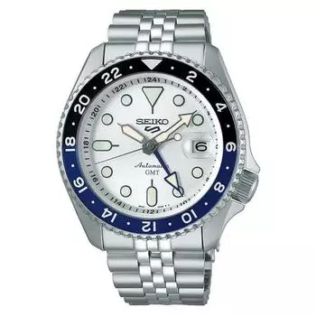 Seiko 5 Sports Automatic GMT 100m 41 час запас хода мужские часы SSK033K1 SBSC017