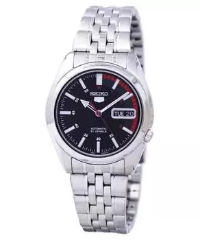Seiko 5 Sports Automatic SNK375 SNK375K1 SNK375K Мужские часы чёрный