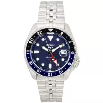 Seiko 5 Sports Blueberry GMT SKX Re-Interpretation Automatic SSK003 SSK003K1 SSK003K 100M мужские часы синий