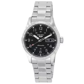 Seiko 5 Sports In The Metal Midfield с черным циферблатом Автоматические мужские часы SRPJ81K1 100M чёрный