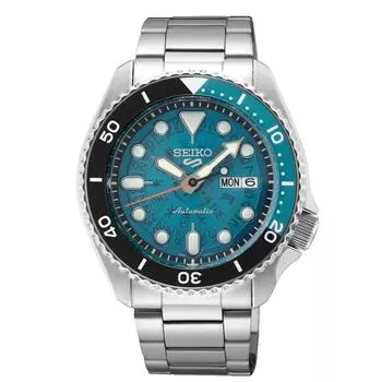 SEIKO 5 Sports Mechanical SRPJ45K1 1970 Time Sonar Tribute мужские часы синий