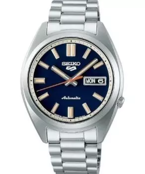 Seiko 5 Sports Механические Сделано в Японии Часы с темно-синим циферблатом Мужские SRPK87K1