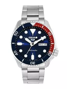 Мужские часы Seiko 5 Sports Pepsi SRPD53K1 серебряный