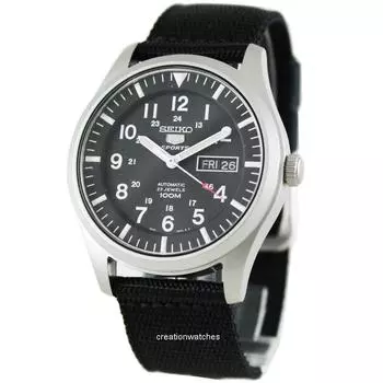 Seiko 5 Sports SNZG15 SNZG15K1 SNZG15K Automatic Мужские часы чёрный