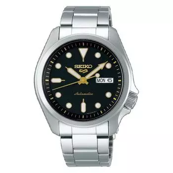 Seiko 5 Sports Механические 41 час День и Дата Мужские часы SRPE57K1 SRPE57 чёрный