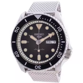 Seiko 5 Sports Suits Style Автоматические мужские часы SRPD73 SRPD73K1 SRPD73K 100M чёрный