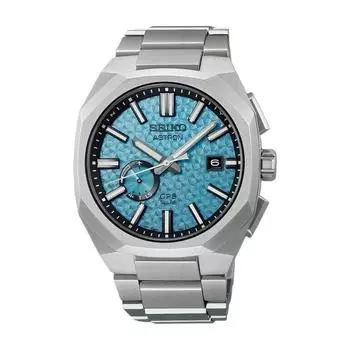 SEIKO Astron GPS «Starry Sky» 2024 года, лимитированная серия, мужские часы из титана на солнечных батареях SSJ027J1 / SBXD027 синий