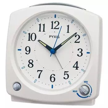 Seiko Часы Будильник Настольные Часы Аналоговые Мелодия Белый Жемчуг PYXIS NR455W 12512069 мм