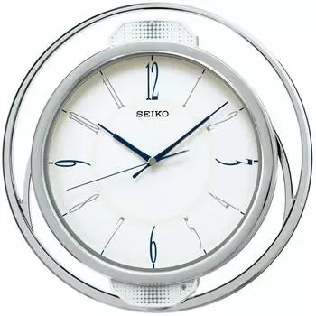 Seiko Часы настенные часы белые жемчужины диаметр 33 x радио аналоговый декоративный маятник PH207W 01 6.0 см