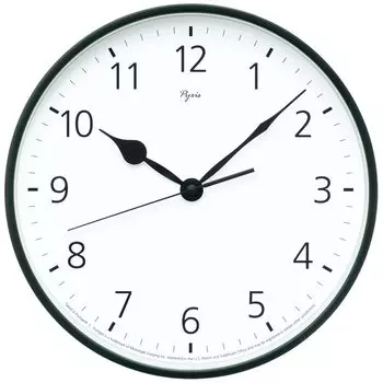 Seiko Часы настенные PYXIS Диаметр 290 x 39 мм NA703K Алюминий/Черный