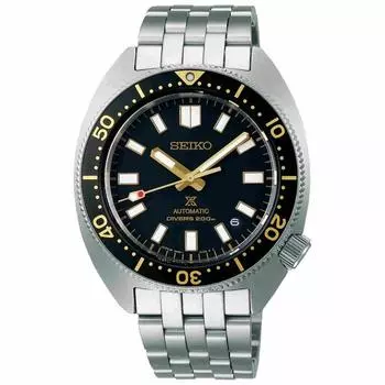 Seiko Часы Prospex SPB315 Heritage Turtle 1968 года выпуска, автоматические, для дайвинга на глубине 200 м, SPB315J1 чёрный